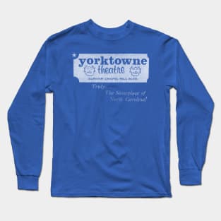 Yorktowne Theatre - Vintage Retro Ad T-Shirt Long Sleeve T-Shirt